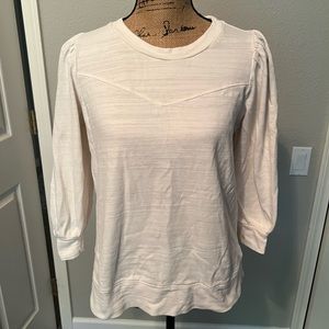 Loft size medium cream top